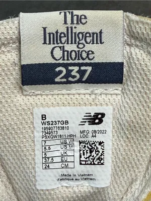New Balance 237 WS237GB Women’s Retro Style Sneakers Gray/Blue Size 7B thumbnail 4