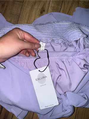 Exlura Purple dress thumbnail 5