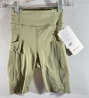465 | NWT Lululemon Fast and Free HR 8" Shorts Bay Leaf Special Edition Womens 0 thumbnail 1