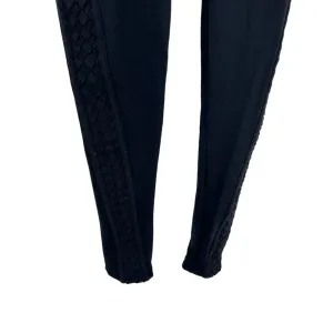 Free People Movement Side‎ Woven Lattice High Waisted Leggings Black Size XS thumbnail 5