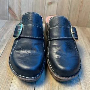 Josef Seibel Lily Black‎ Clogs size 36 (5.5 US) thumbnail 6