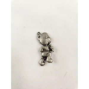 Vintage‎ Pewter Track Bear Pendant Charm Necklace Bracelet Running Runner Baton thumbnail 8