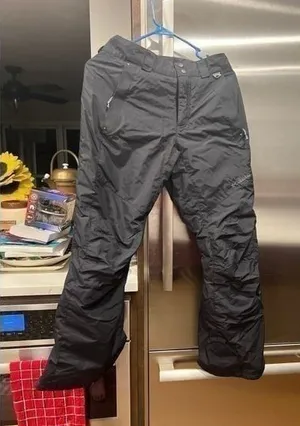 Columbia Snow Pants Womens size small black‎ snowboard ski pants new thumbnail 1