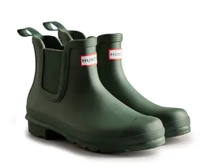 Hunter NEW Women's Original Chelsea Boots, Green Size 11 New w/Tag thumbnail 1