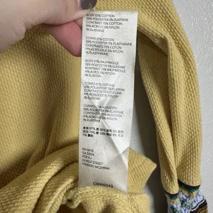 Free People Switch It Up‎ Thermal Top Womens XS Crochet Yellow Multicolor Boho thumbnail 6