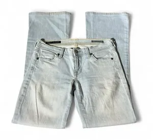 Y2K Citizens of Humanity Ingrid 002 Low Waist Flare‎ Jeans Light Wash Stretch 27 thumbnail 1