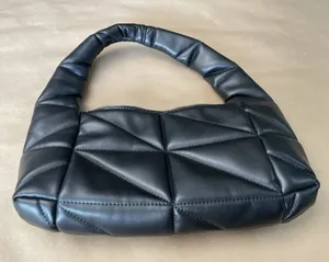 Zara Black Quilted Puffer Shoulder Bag Purse thumbnail 1