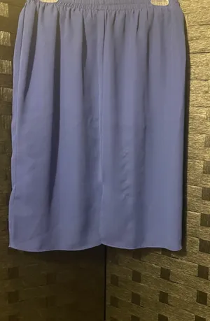 AFTER DARK Vintage Blue Party Formal Women Top & Skirt 80s Gorgeous! thumbnail 3