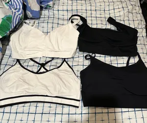 Avia Black & White Seamless Sports Bra Set - 4-Pack thumbnail 1