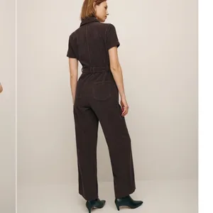 Reformation Brown Cassidy Corduroy Jumpsuit Size 0 thumbnail 2