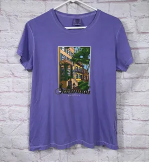 Comfort Colors Large Savannah Georgia Graphic T-Shirt thumbnail 1