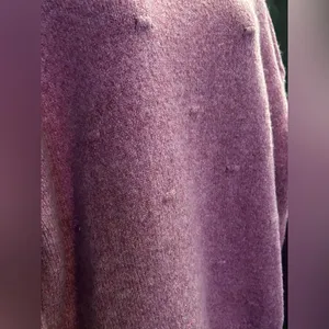Newbury Kustom Women's Oversized Boat Neck Textured Pink Sweater SZ LG thumbnail 5