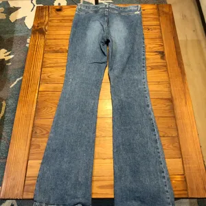 Guess Vintage Button Boot Cut Patch Front Pocket Jeans 29 Fit like a 6 thumbnail 9