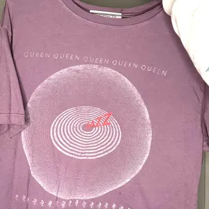 Daydreamer Queen Jazz Album Boyfriend Style Tee Purple Sage Color Size Small thumbnail 3