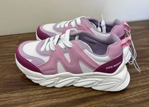 Steve Madden Jerica Pink Purple Chunky Platform Sneakers Womens‎ Size 5 thumbnail 1