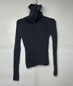 American Eagle Women’s Chunky Knit Cardigan Sweater Button Front Size Small thumbnail 1