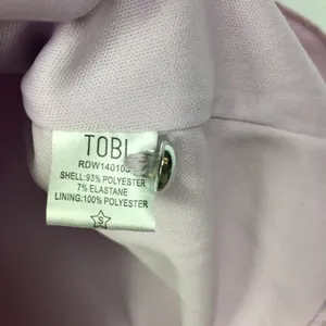 TOBI Womens Size S Pastel Purple Scalloped Edge 3/4 Sleeve Tunic‎ thumbnail 7