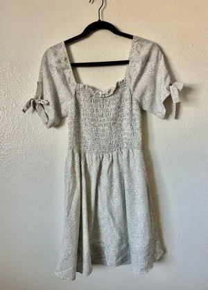 Sienna sky // black and white dalmation print dress thumbnail 2