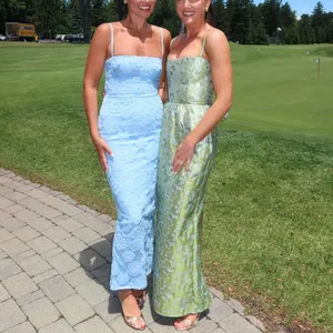 House of CB | Eva Embroidered Floral Corset Maxi Dress in Tuscan Blue | Large thumbnail 4
