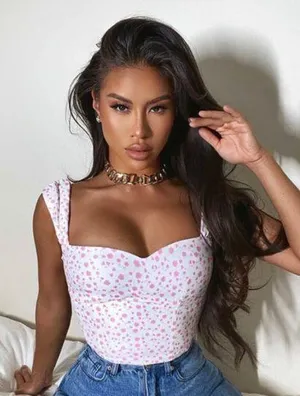 Tiger Mist Pink Floral Top thumbnail 3