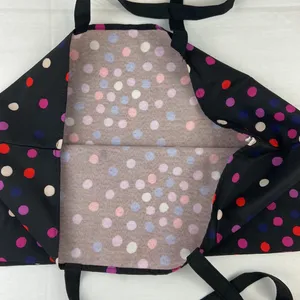 Kate Spade Large Black Polka Dot Lightweight Tote Name and Logo on Both Sides thumbnail 4