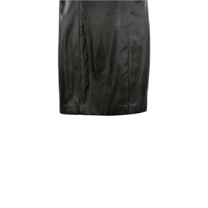 Babyboo Faux Leather Strapless Bodycon Mini Dress Matte Black Size XS thumbnail 3