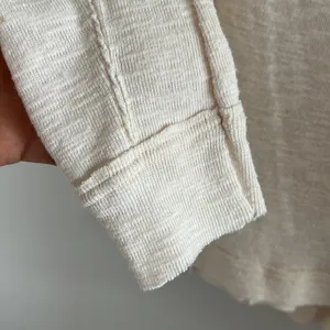 Free People We the Free Don't Forget Me Top Cream Neutral Knit Textured Small thumbnail 4