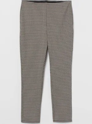 ZARA Plaid Slim Pants NWT thumbnail 1