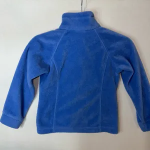 Columbia Fleece Jacket Youth Girls XS 6/7 Blue Full Zip Up Soft Warm Outdoor NEW thumbnail 10