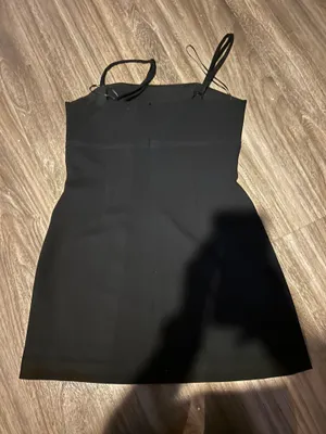 French Connection French Combed Mini Black Dress thumbnail 2