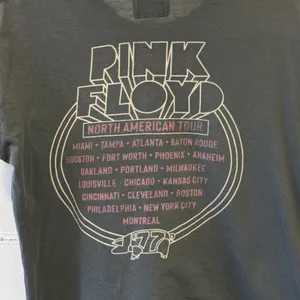 Retrobrand Pink Floyd 1977 North American Tour Graphic T-Shirt Faded Black Small thumbnail 8