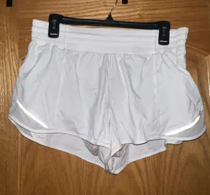 Lululemon Hotty Hot High-Rise Lined Short 2.5 in White thumbnail 1