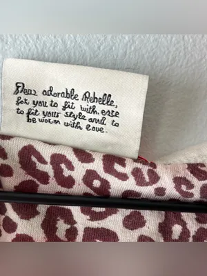 Maison Scotch• Hot Pink & Cream Striped/Leopard Print Henley• Sz 2 thumbnail 10