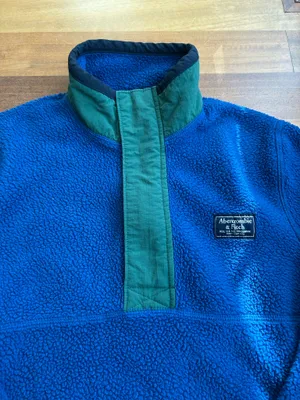 Abercrombie Fleece snap quarter zip thumbnail 2