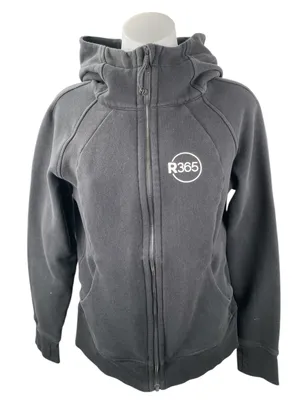 Lululemon R365 Women's Black Hoodie Hooded Full Zip Athletic Sweatshirt Top 10 thumbnail 1