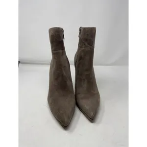 Vince Camuto Pitonnda Dress Boots 7.5 Womens Leather Suede Pointed Toe Sable Chi thumbnail 10