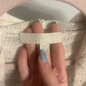 Adyson Parker Light Cream Hooded Knit Cardigan thumbnail 3