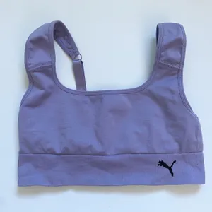 Puma Womens Seamless Adjustable Strap‎ Sports Bra Purple Medium RN100759 thumbnail 8