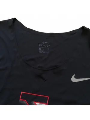 Nike Team Kenya City Sleek Running Top CV0385-010 Black Women's Size Medium thumbnail 4