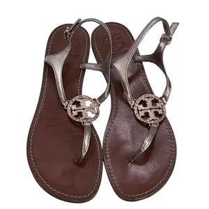 Tory Burch‎ Sling Gold Logo Sandals Size Women's 9 M thumbnail 10