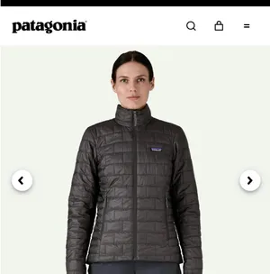 Patagonia Women’s Black Puffer Jacket thumbnail 2