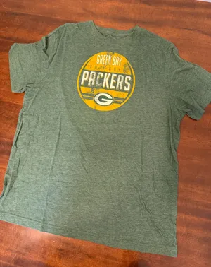 Men’s green XL NFL Green Bay packers t shirt thumbnail 1