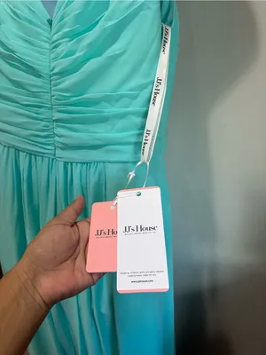 JJs House Mint Green Sleeveless Chiffon Maxi Dress with Side Slit thumbnail 7