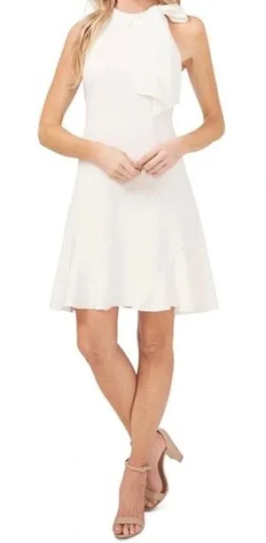 CeCe tie at neck Women's Dress, Sleeveless, White, $35 Size M, B52 thumbnail 1
