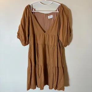 Girl‎ and the Sun Marlow Mini Dress Linen Blend Size Medium thumbnail 2