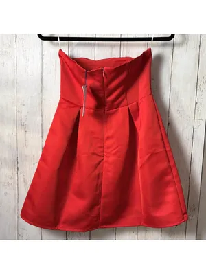 Princess Polly Red Corset Mini Dress Strapless US 4 thumbnail 2