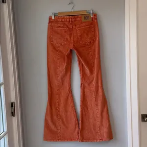 BDG Corduroy Extreme Flares Orange Bell Bottoms Retro thumbnail 5