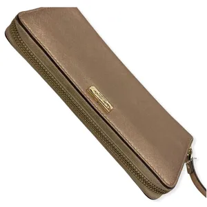 Kate Spade Leather Rose Gold Accordion Wallet thumbnail 4