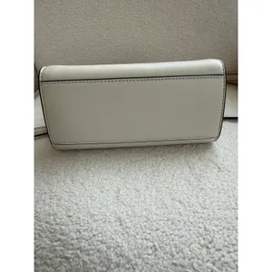 Tory Burch Petite Lee Radziwill Double Suede Leather Crossbody Bag Cream Women thumbnail 5