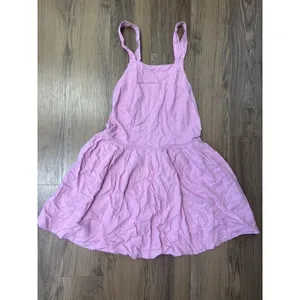 Free People Apron‎ Overalls Mini Dress Milkmaid Coquette Linen Barbiecore Hippie thumbnail 3